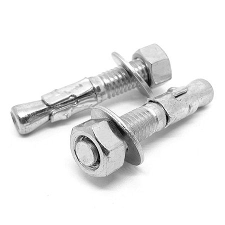 Boltsandnuts.Com 1 Piece 7/8-9x6in Stainless Steel Wedge Anchor w/ Nut & Washer 87C600WASS-1